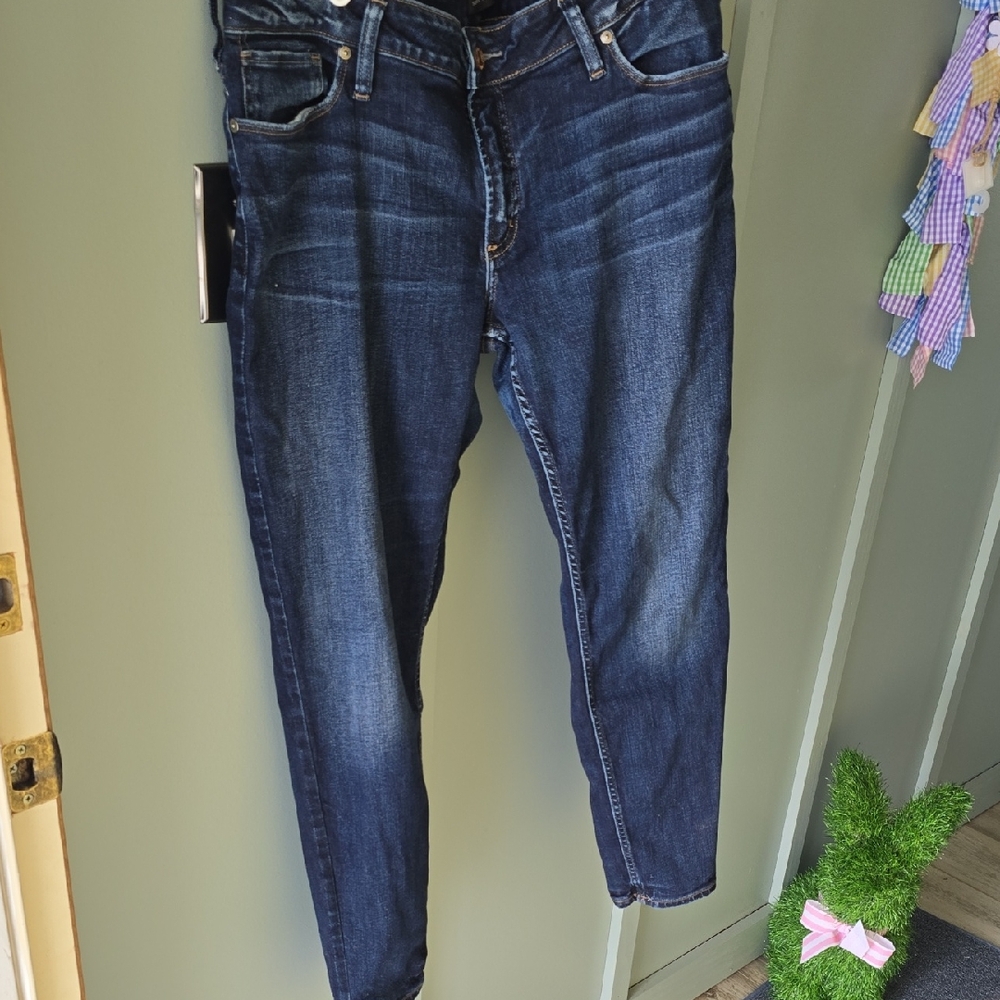Silver Jeans Dark Blue Skinny Women's Stretch Denim